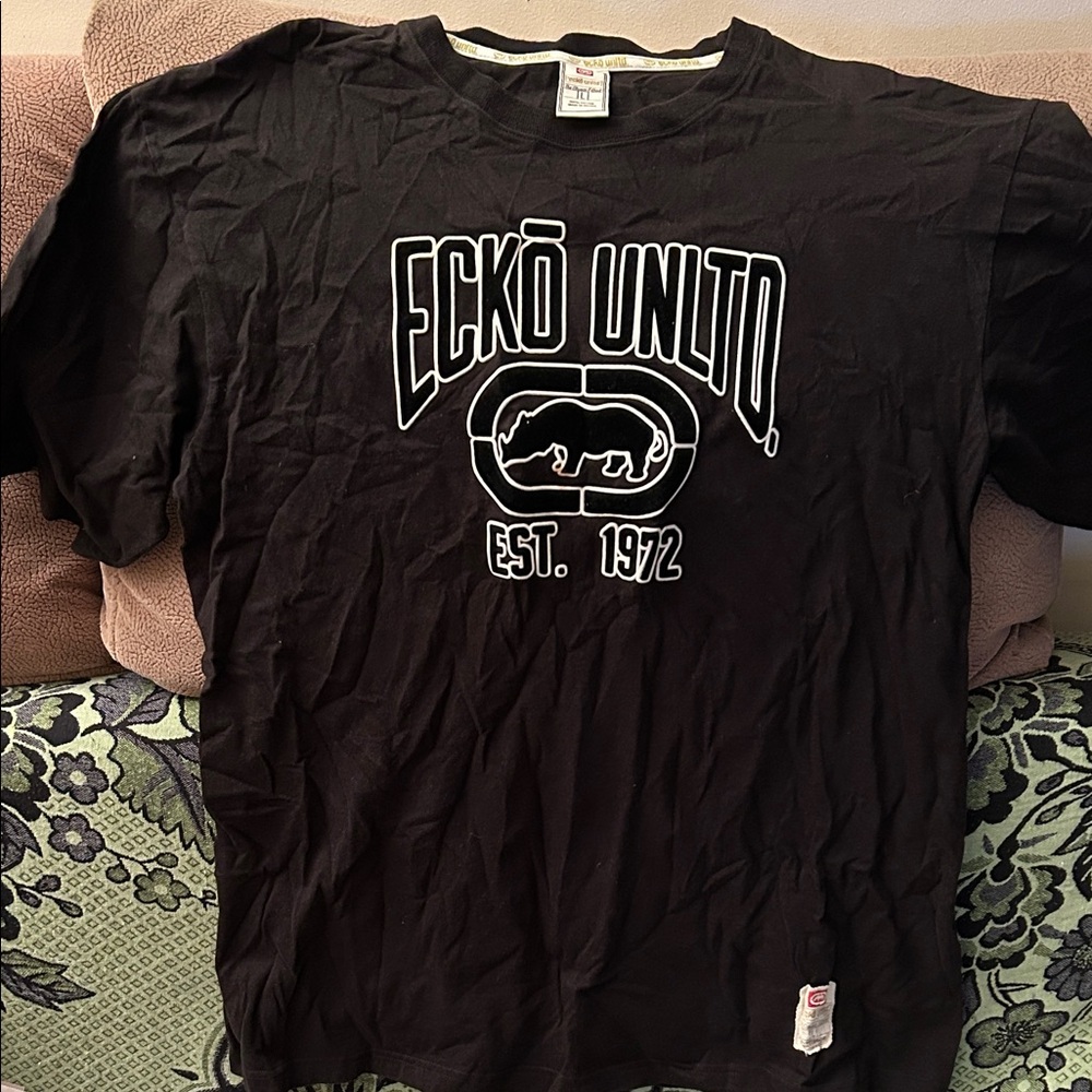 Ecko Unlimited Black Graphic Tee